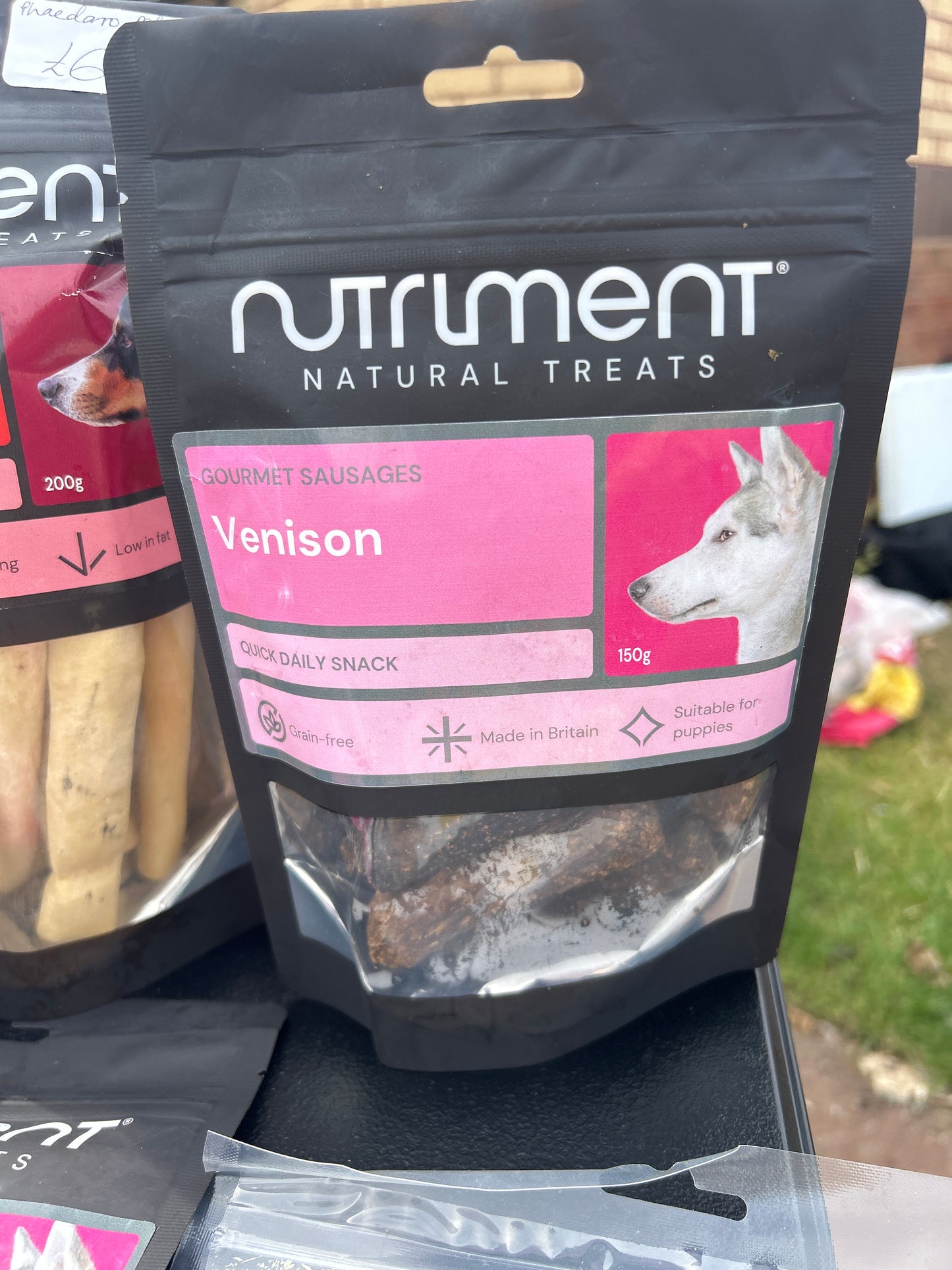 Nutriment Mini venison sausages