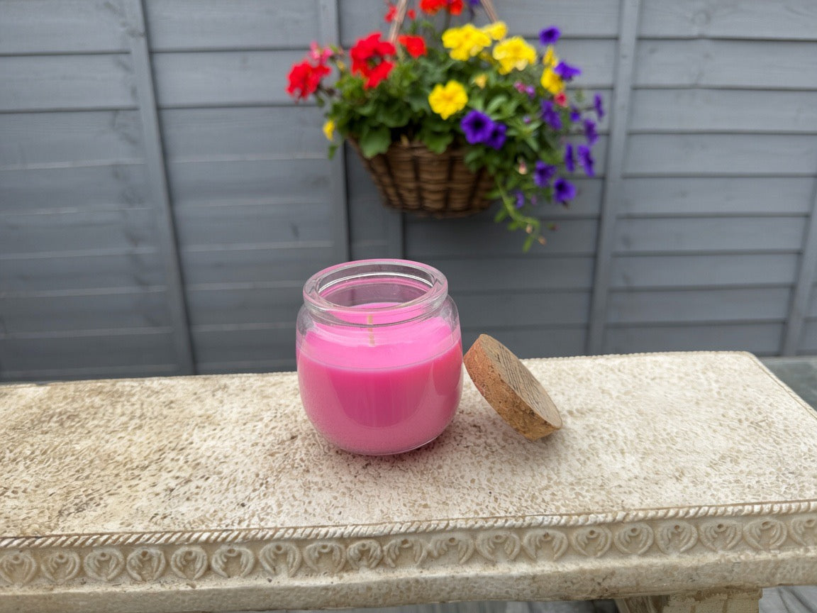 Eco-friendly handmade candle