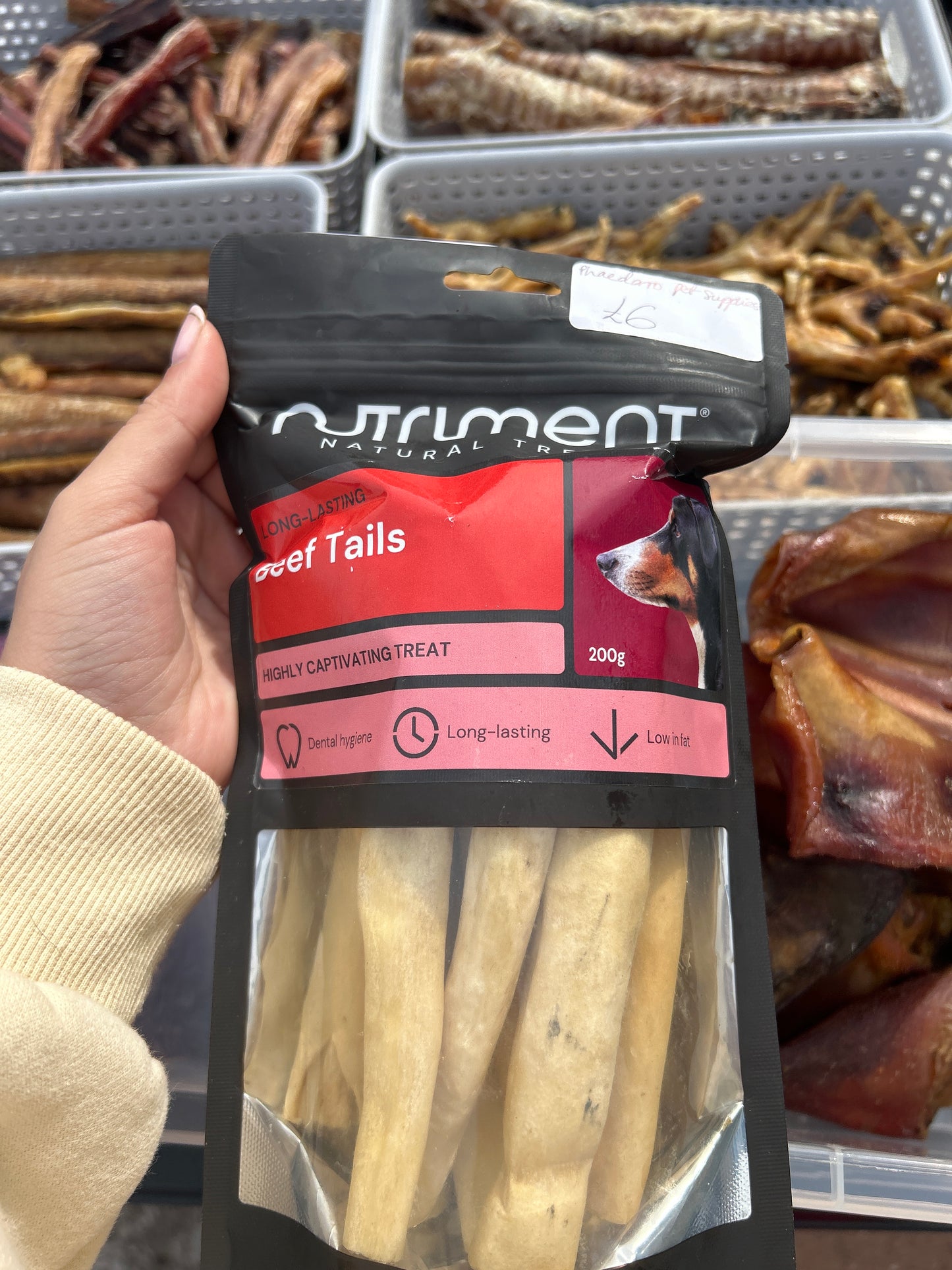 Nutriment Beef Tails pack