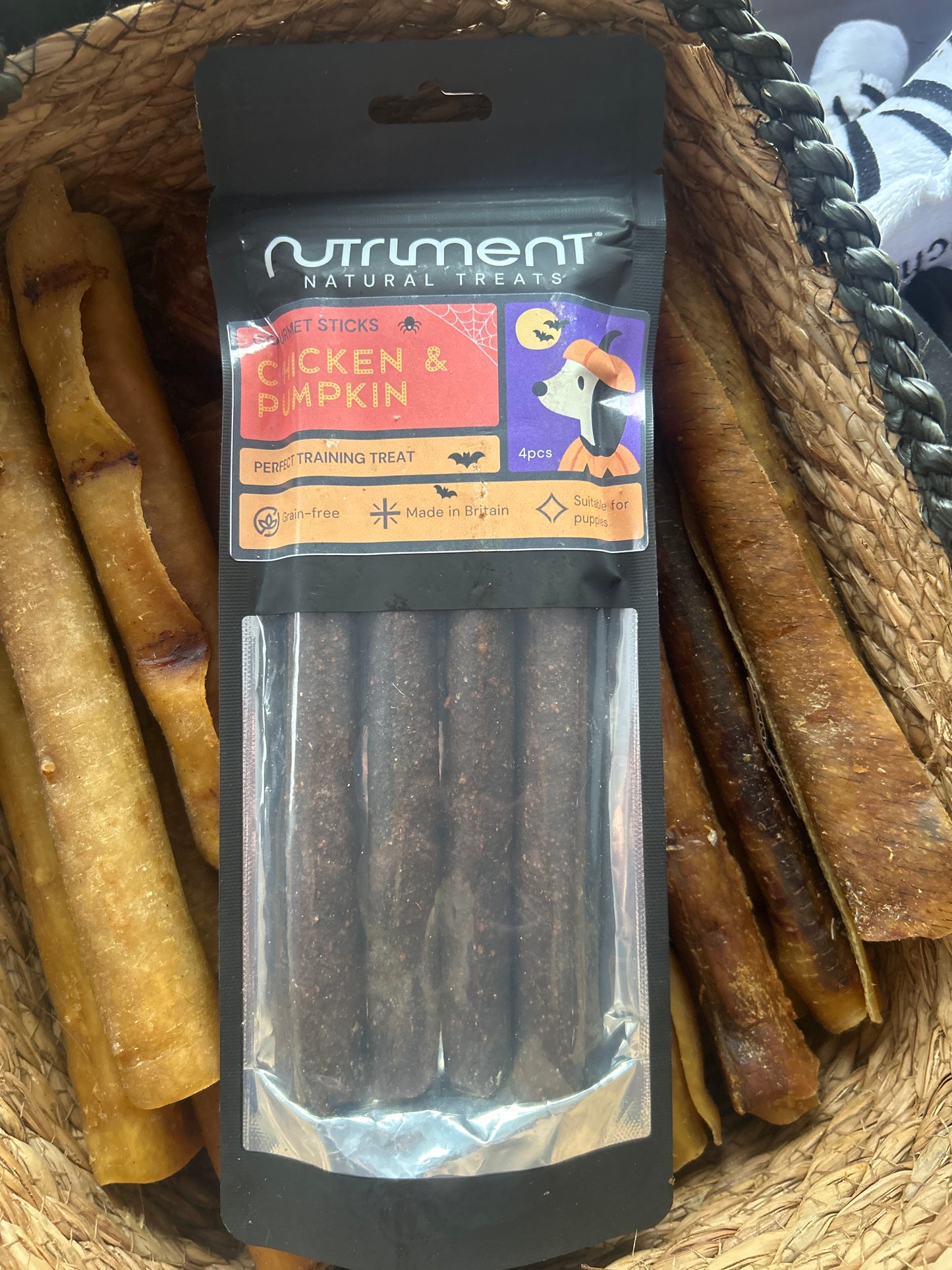 Chicken and pumpkin sausages