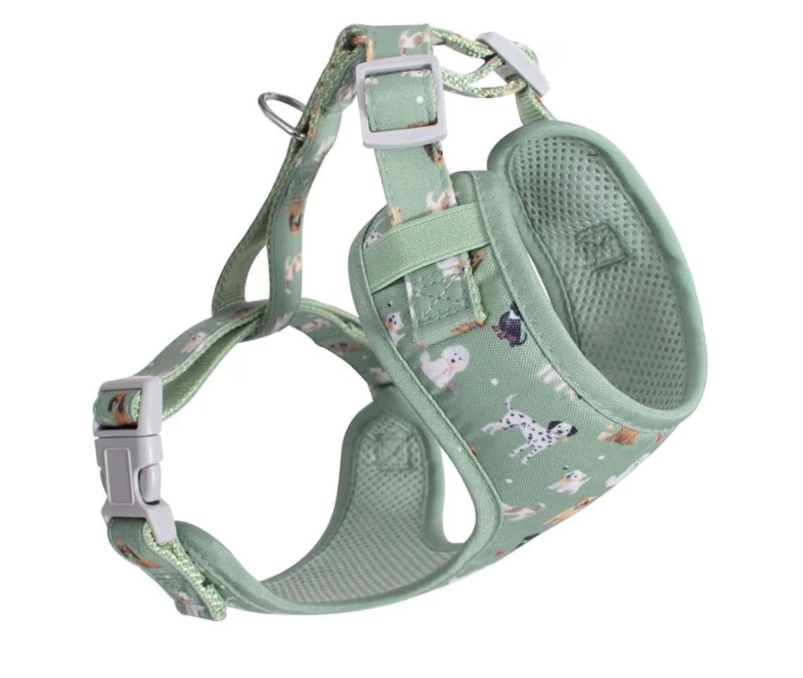45-60cm dog print harness