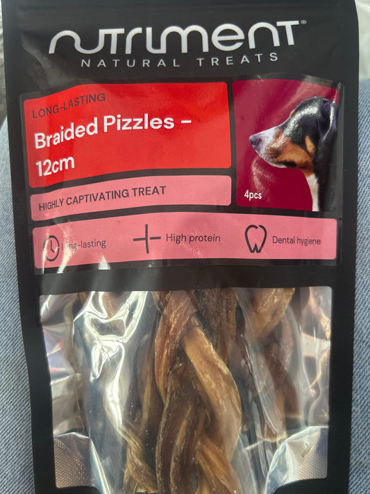 Braided Pizzles - 12cm