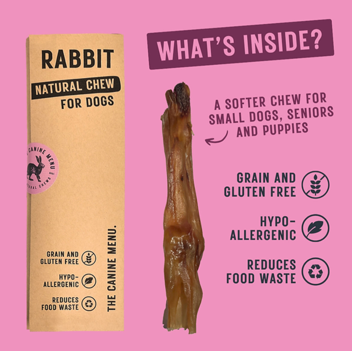 Natural dog chews - The Canine Menu